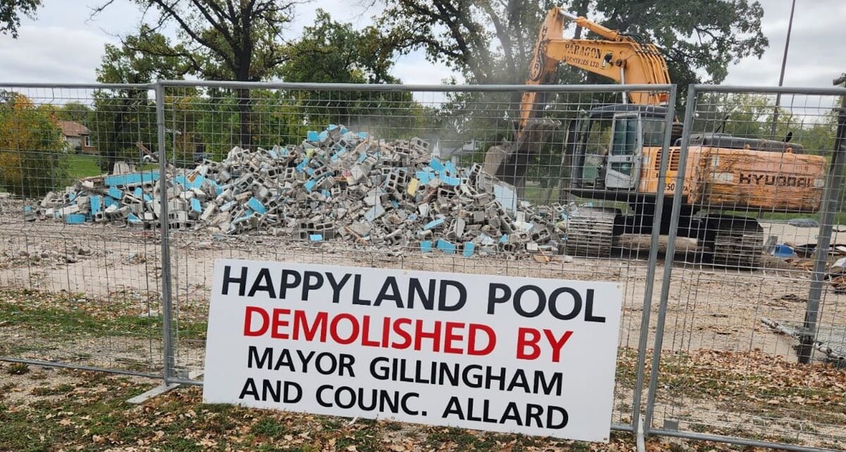 Happyland Pool Demolished: A Community’s Heartbreak in St. Boniface 48 happyland scott gillingham, closed