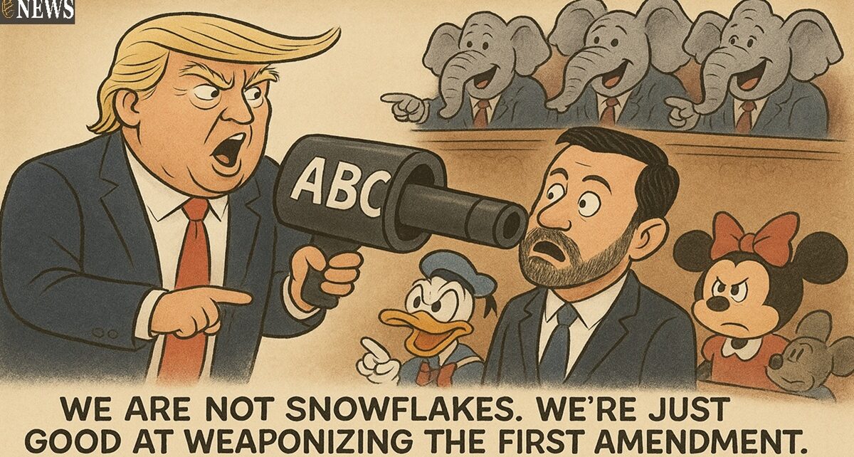 “The Trumpet Cuts The Mic” 49 trump, disney, abc, jimmy fallon