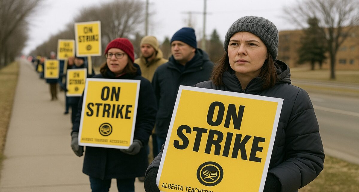 alberta teacher strike, premier danielle smith
