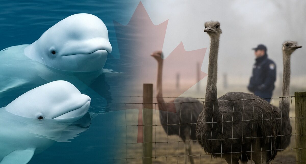 Between Law and Life: Canada’s Struggle Over Belugas and Ostriches 1 beluga, b.c ostriges, cull, marineland