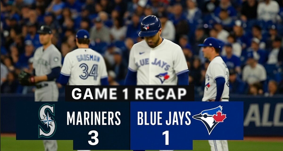 Mariners Silence Blue Jays’ Bats in ALCS Game 1, Take Series Lead 6 blue jays