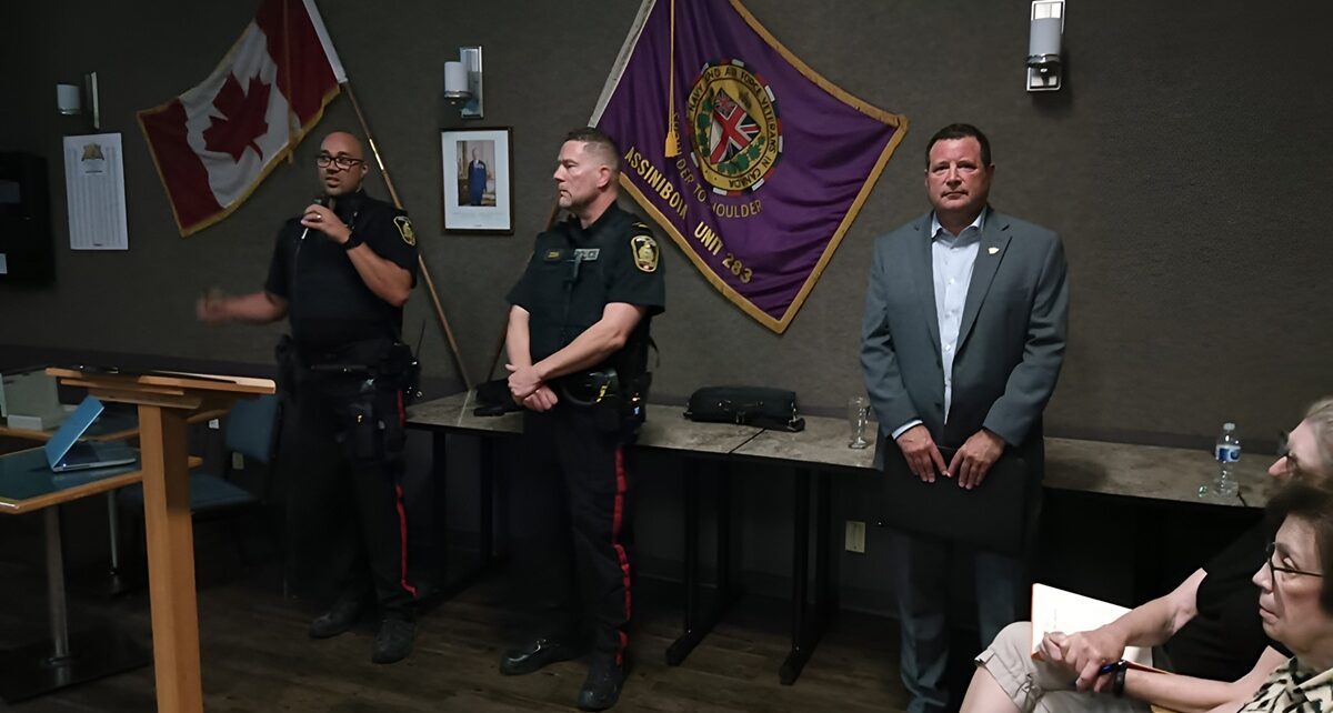 Town Hall Shows Winnipeg Ready for a New Approach to Safety 1 Gene Bowers, Winnipeg police, Evan Duncan, Don Woodstock