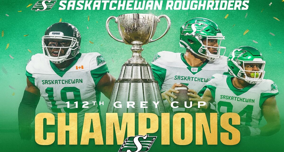 Banjo Pickers Hoist Grey Cup on Arch-Nemesis Soil 68 Saskatechewan-Roughriders-112-grey-cup-champions.png