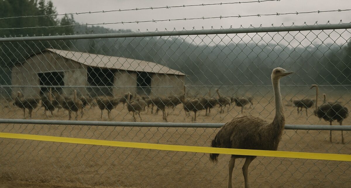 The Edgewood Ostrich Farm Fallout 78 ostrich farm cull british columbia