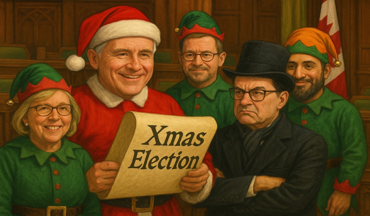 x mas election, budget, carney