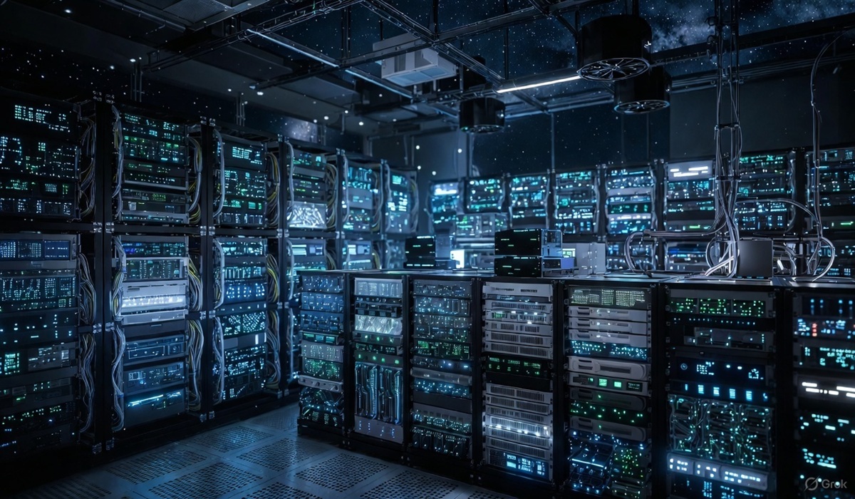 data center outer space