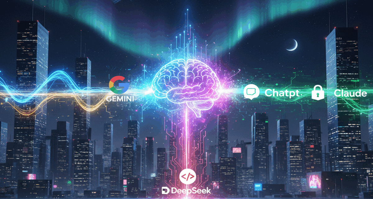 The Delusion of a Singular Winner: The True Prize in the AI Arms Race is Fragmentation, Not Supremacy 1 deepseek, open ai, gemini