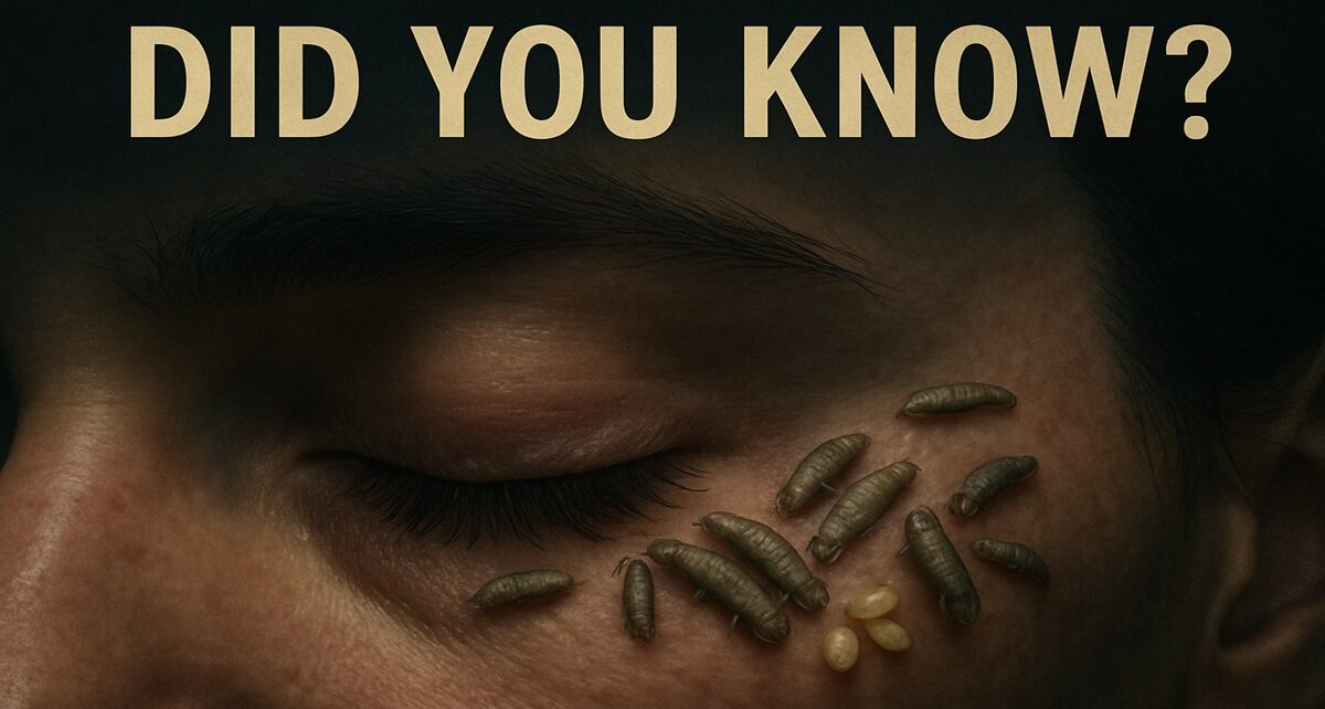 Did You Know? The Tiny Nighttime Roommates You Never Knew You Had 1 demodex mites