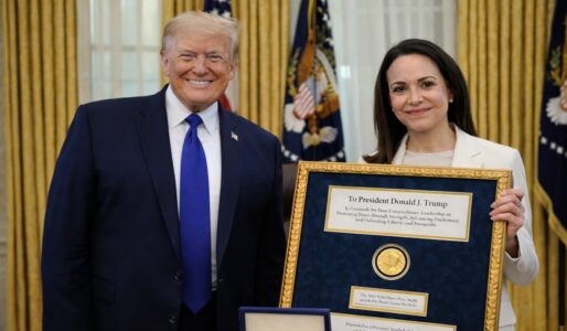 Machado, Trump, Nobel prize