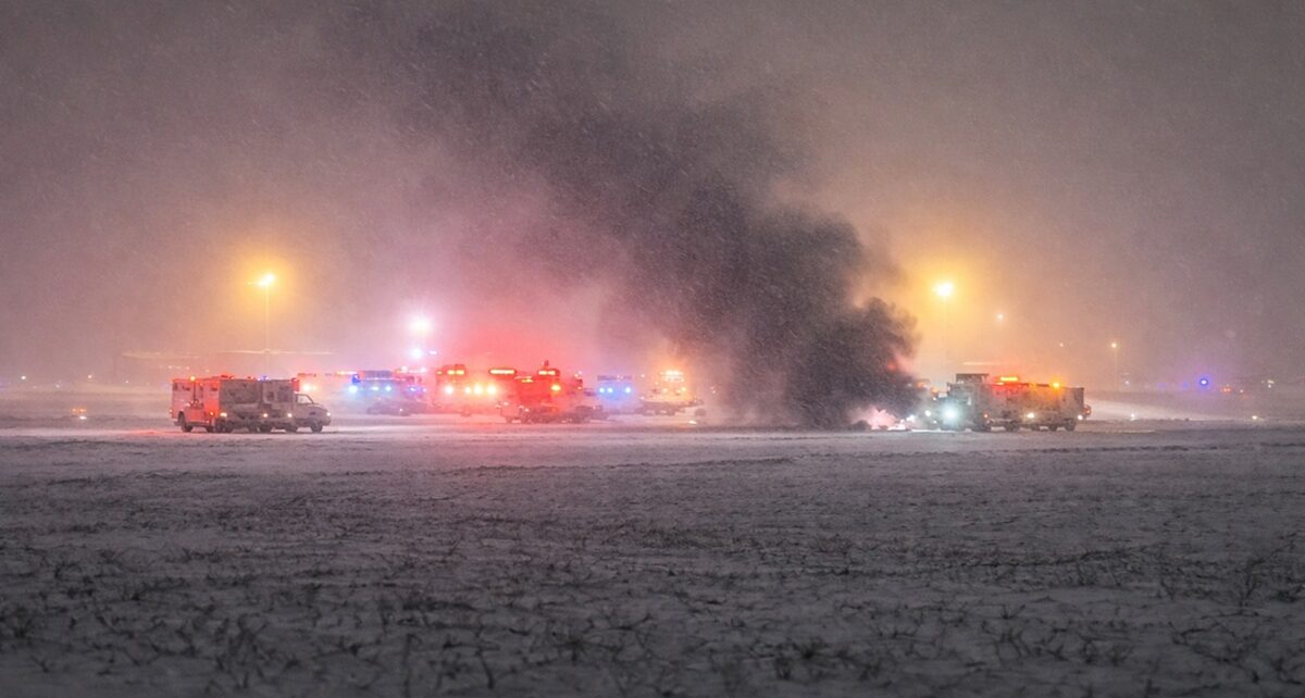 Developing: Private Jet Crashes at Bangor International Airport 18 plane crash Maine