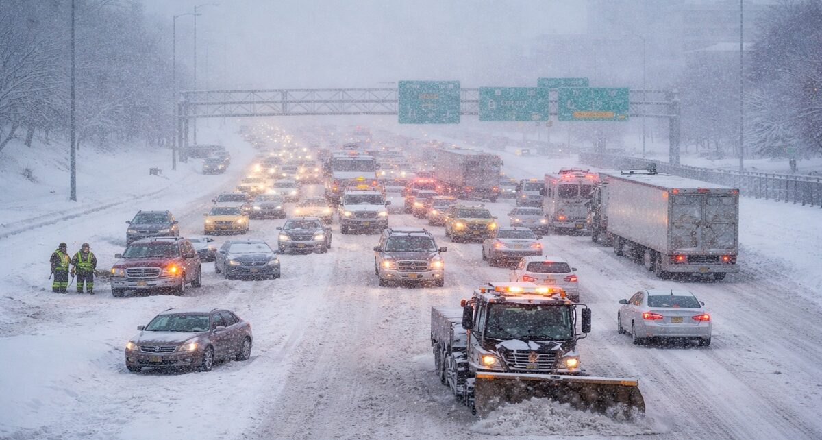 Winter Storm Paralyzes Midwest and Northeast 1 Winter snow storm