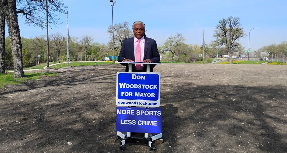 Woodstock Unveils Plan to Eliminate Swimming Fees and End Winnipeg’s “Swimming Lottery” 1 Don-Woodstock-Aquatic-Announcement-Former-Happy-Land-Pool-Site-Universal-Swimming.jpg