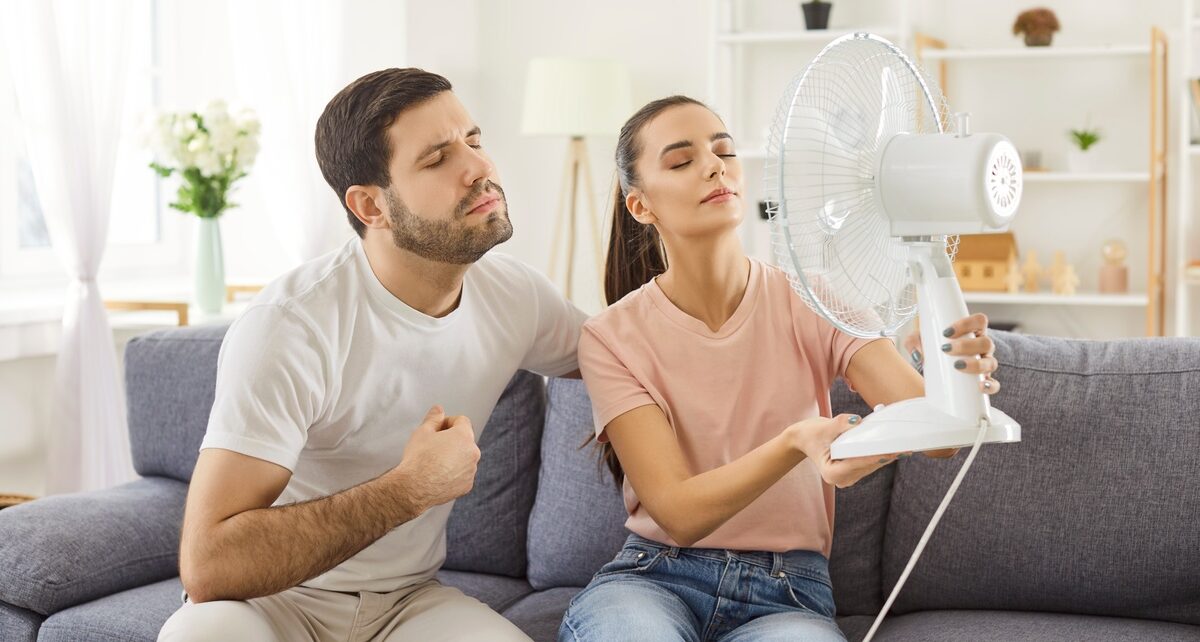 How To Safeguard Your Loved Ones From Heat Exhaustion 1 ParagonProtection-437043-Couple-Uses-Fan-Image1-1