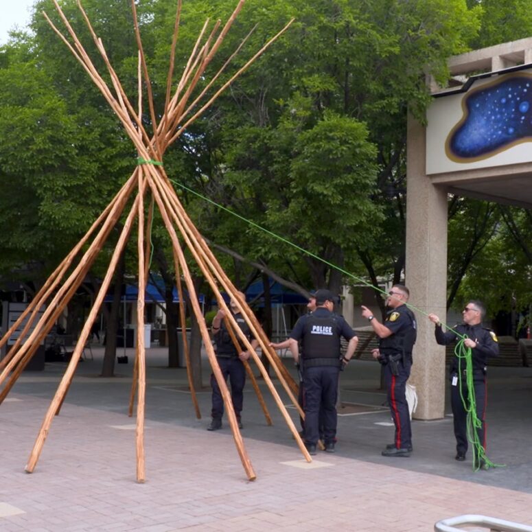 Winnipeg police services tee pee