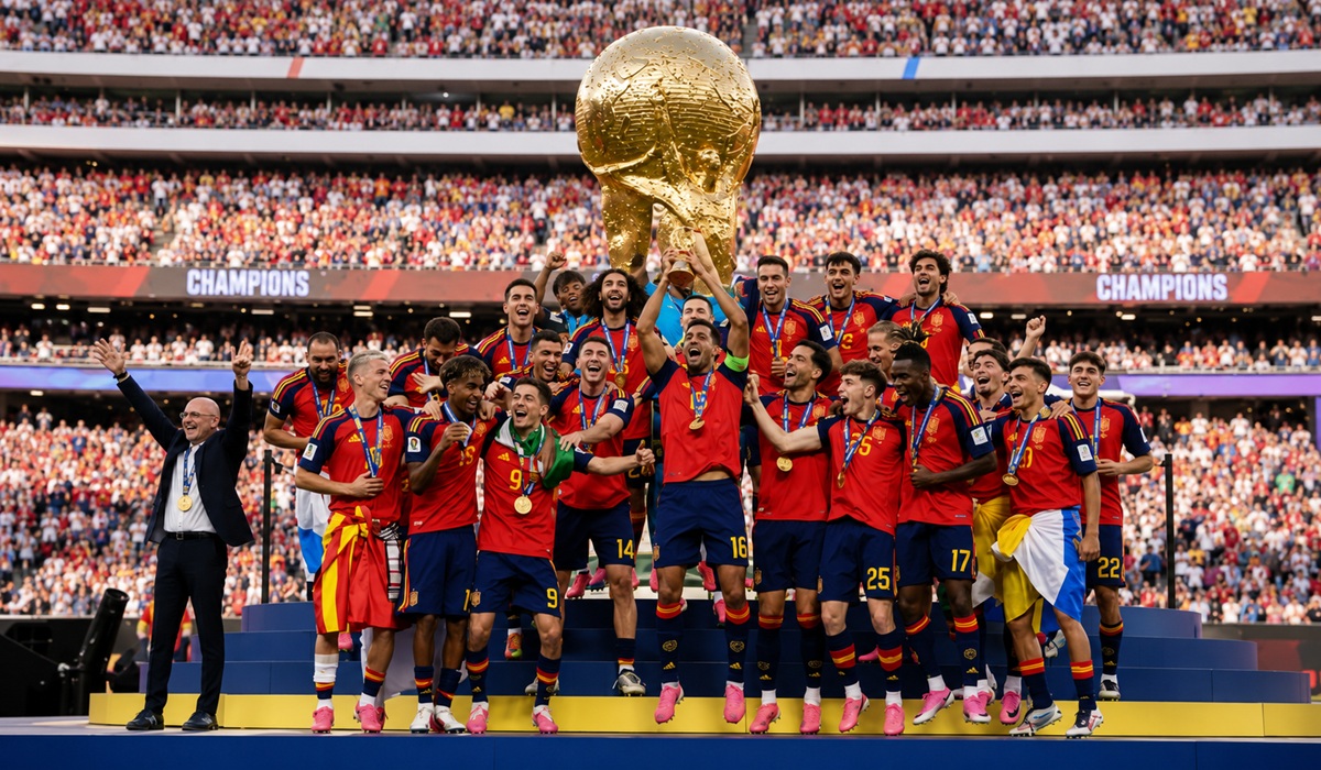 Spain wins world cup