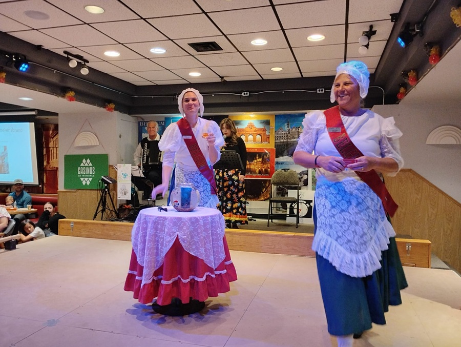 Unesco Wonders and Stilt Dancers Light Up the Belgian Pavilion at Folklorama 1 belgium pavilion stilts.jpg 3