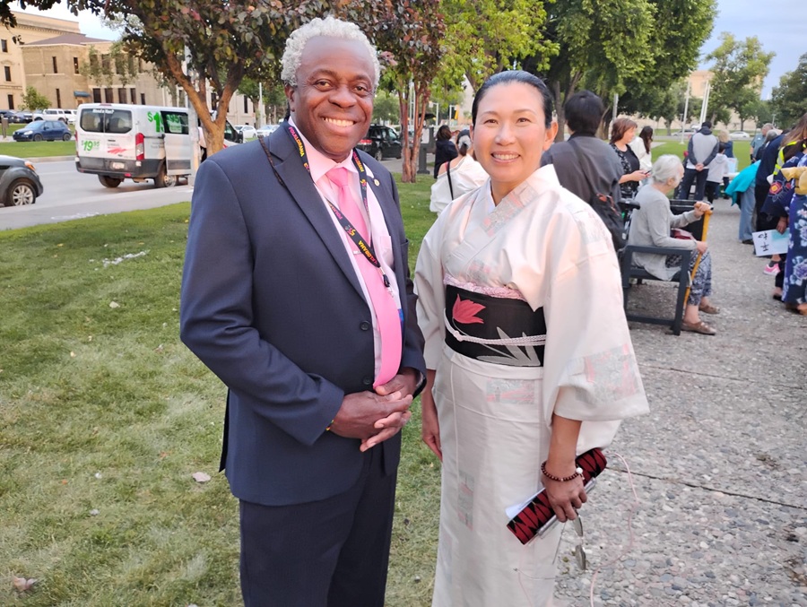 Remembering Hiroshima and Nagasaki at 81: Winnipeg Gathers for Annual Lanterns for Peace Ceremony 2 woodstock Junko Bailey